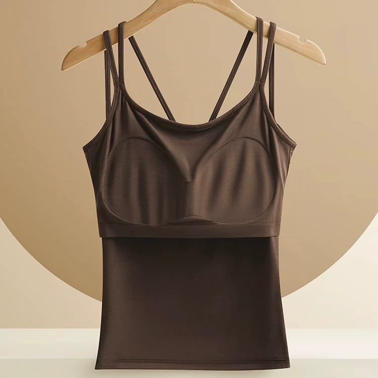 Rome Plus Size Built-In Bra Camisole